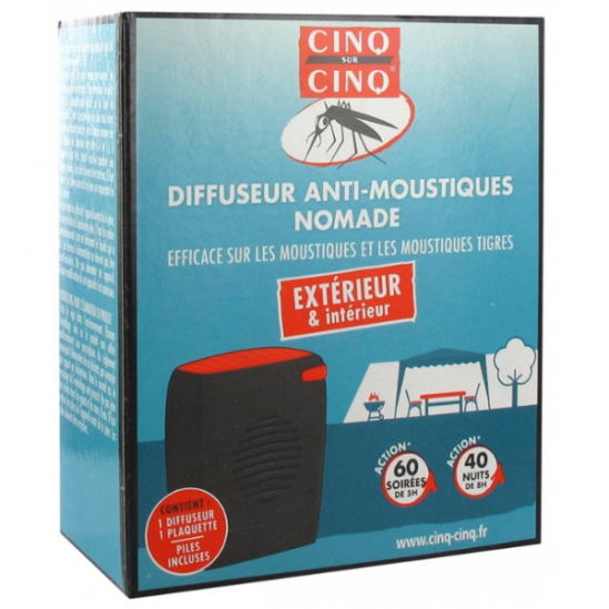 Cinq sur Cinq Diffuseur Anti-Moustiques Nomade