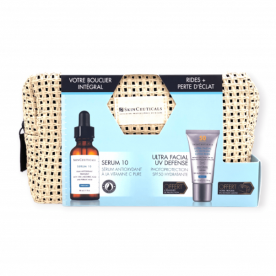 Skynceuticals Trousse Bouclier Intégral rides et perte d'éclat - Sérum 10 + Ultra Facial UV défense offer