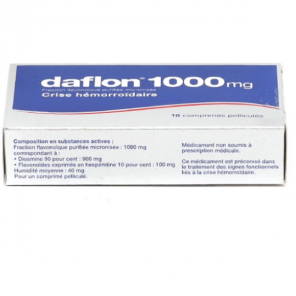 DAFLON 1000 MG 18 CP