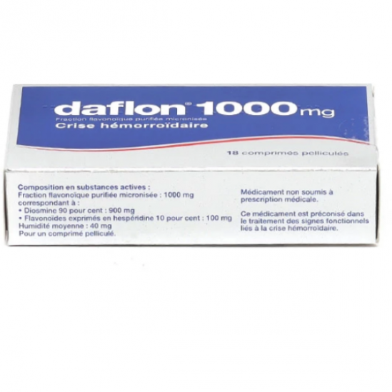 Daflon 1000 mg 18 comprimés