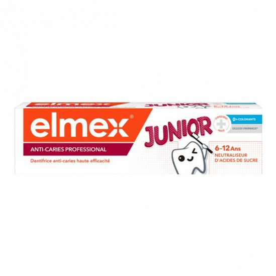 Elmex dentifirice anti-caries professionnel Junior 75ml