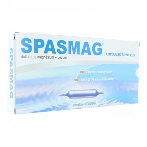 Spasmag 30 ampoules buvables de 5ml