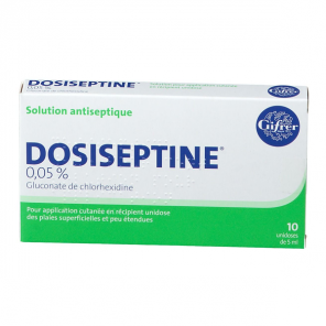 Gifrer Dosiseptine 0,05% 10 unidoses