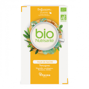 Nutrisanté Infusion Régulation des Sucre bio 20 sachets