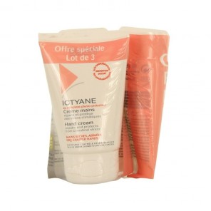 Ducray ictyane crème mains 50ml x3