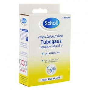 Scholl tubegauz bandage tubulaire avec applicateur