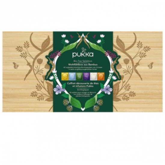 Pukka coffret découverte Thé et Infusions bio 42 sachets