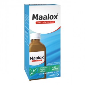 Maalox Maux d'Estomac suspension buvable en flacon 250ml