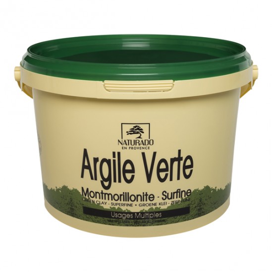 Naturado Argile surfine verte Montmorillonite 2,5kg