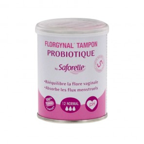 Saforelle Florgynal probiotic normal 12 tampons