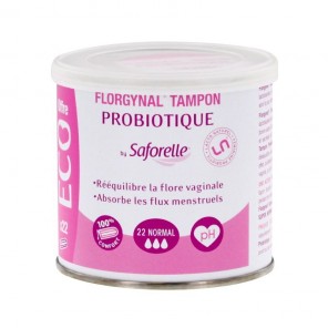 Saforelle Florgynal probiotique normal 22 tampons