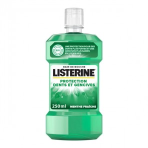 Listerine bain de bouche protection dents et gencives 250ml