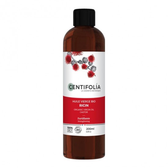 Centifolia ricin huile végétale vierge bio 200ml