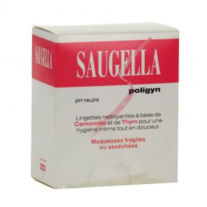 Saugella poligyn intime 10 lingettes