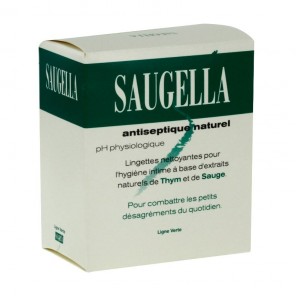 Saugella lingettes antiseptiques 10 lingettes