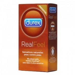 Durex realfeel sans latex 10 préservatifs