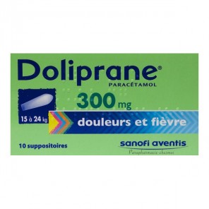 Doliprane 300mg 10 Suppositoires