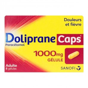 Dolipranecaps 1000mg 8 gélules